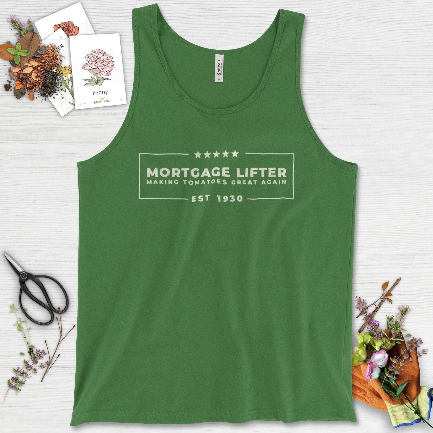 Making Tomatoes Great Again Tank Top Leaf / XS Physical Item
