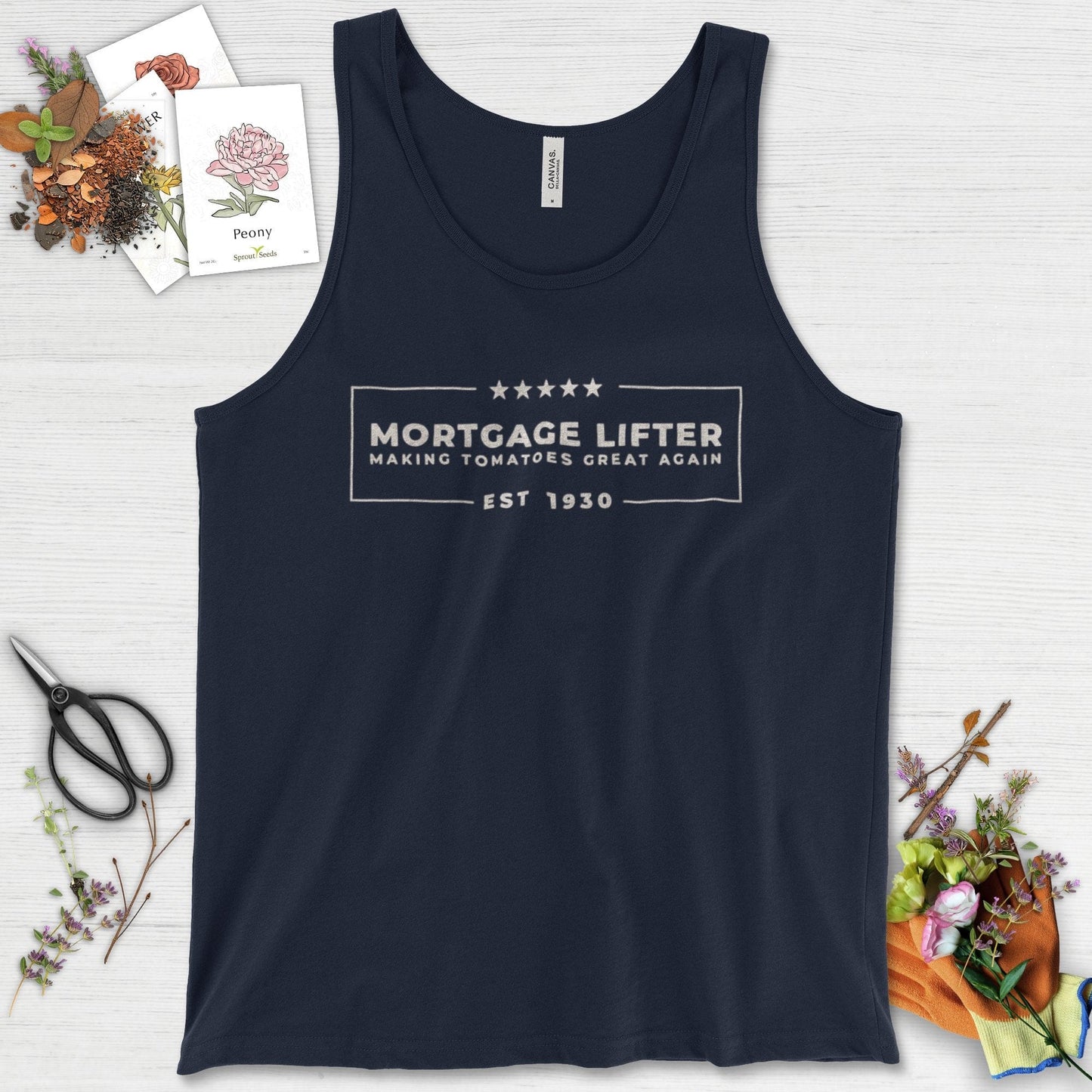 Making Tomatoes Great Again Tank Top Navy / XS Physical Item