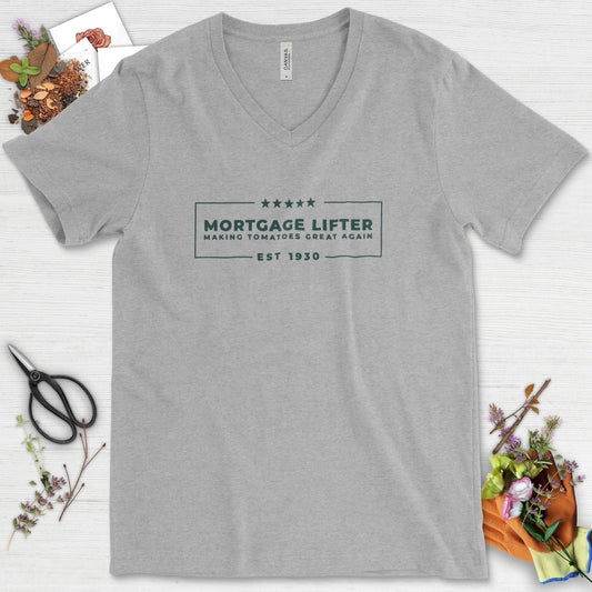 Making Tomatoes Great Again V-Neck Athletic Heather / S T-Shirt