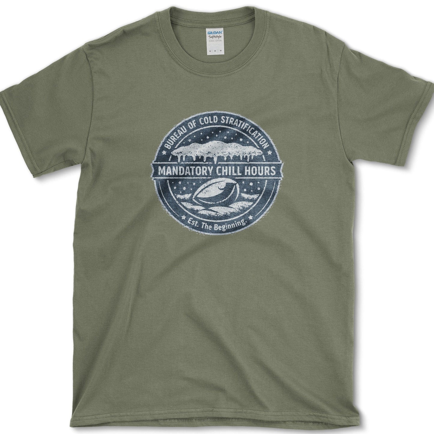 Mandatory Chill T-Shirt Essential Tees / S / Military Green Physical Item