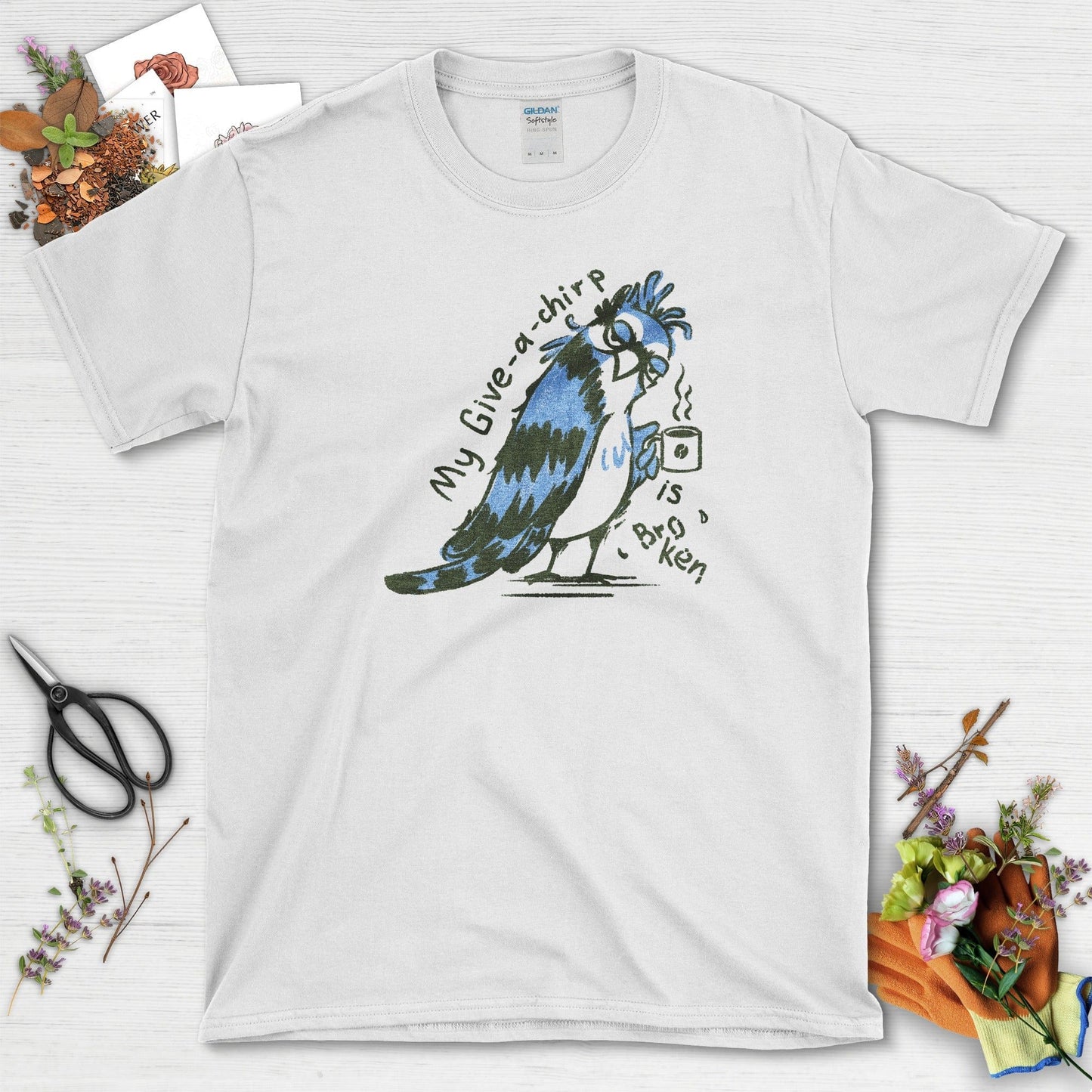 My Give a Chirp is Broken T-Shirt T-Shirts / S / White Physical Item