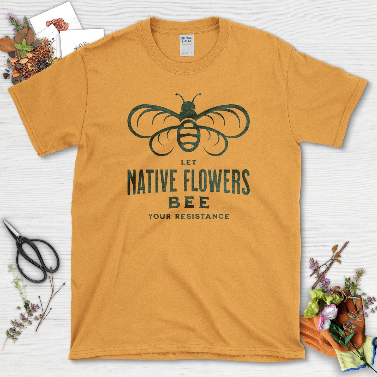 Native Flowers Your Resistance Youth T-Shirt Youth T-Shirt / XS / Tennessee Orange Physical Item