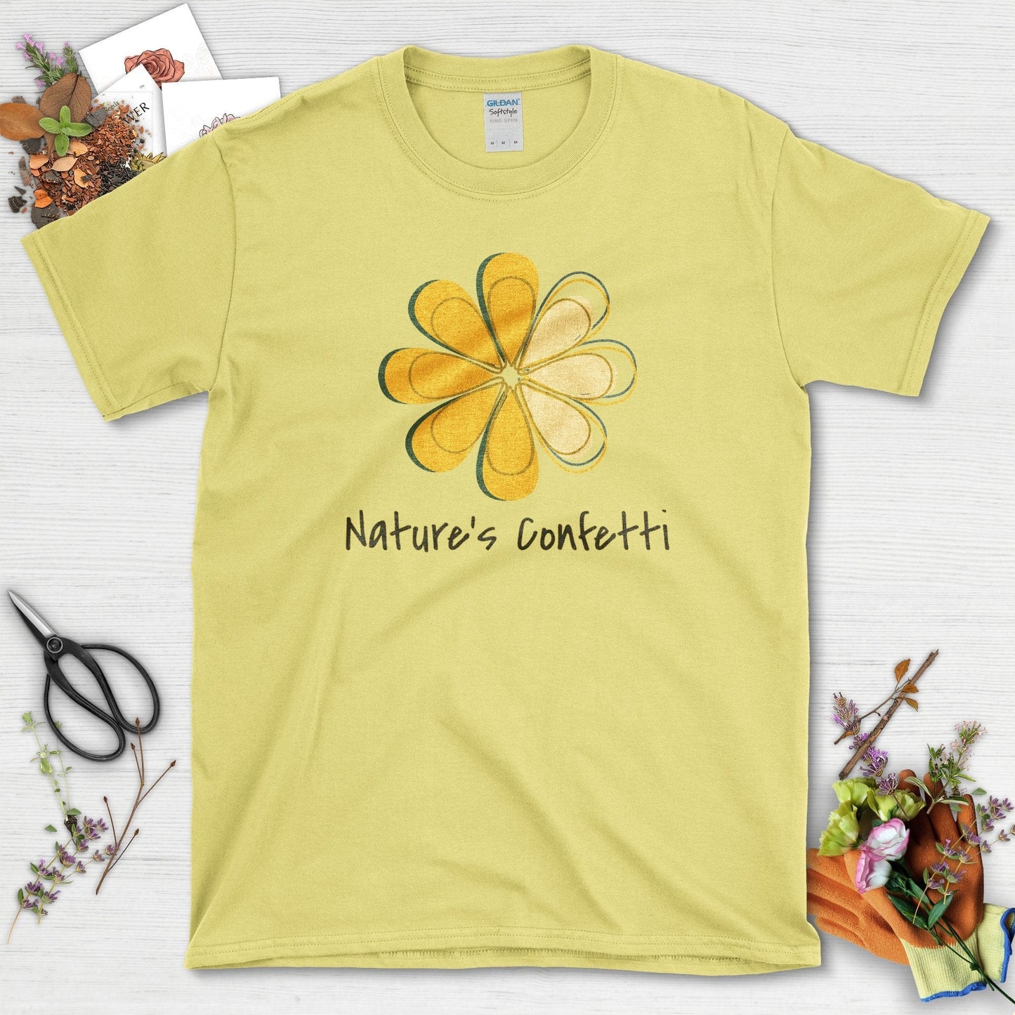Nature's Confetti T-Shirt Cornsilk / S T-Shirt