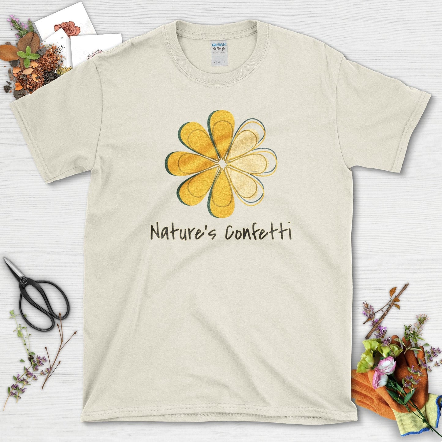 Nature's Confetti T-Shirt Natural / S T-Shirt