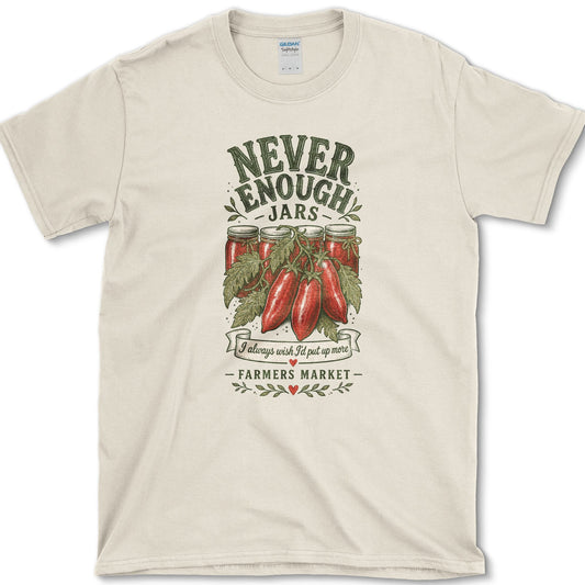 Never Enough Jars T-Shirt S / Natural Essential Tees