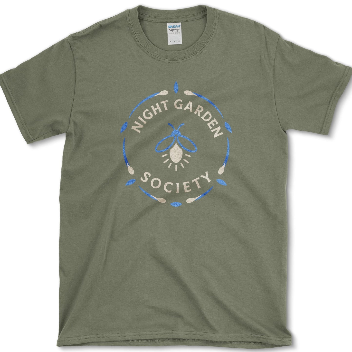 Night Garden Society T-Shirt Military Green / S Essential Tees