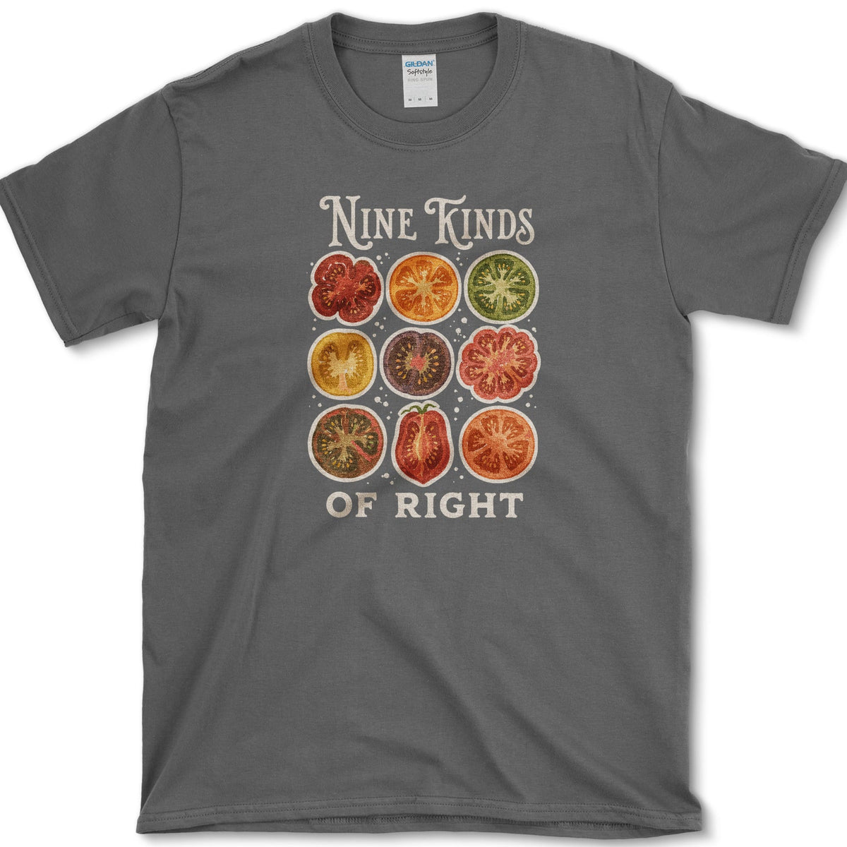 Nine Kinds of Right T-Shirt S / Dark Heather Essential Tees