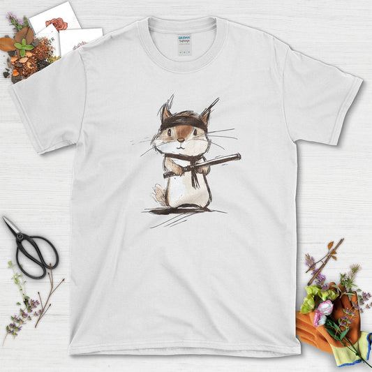 Ninja Squirrel T-Shirt White / S T-Shirt