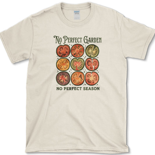 No Perfect Garden T-Shirt S / Natural Essential Tees
