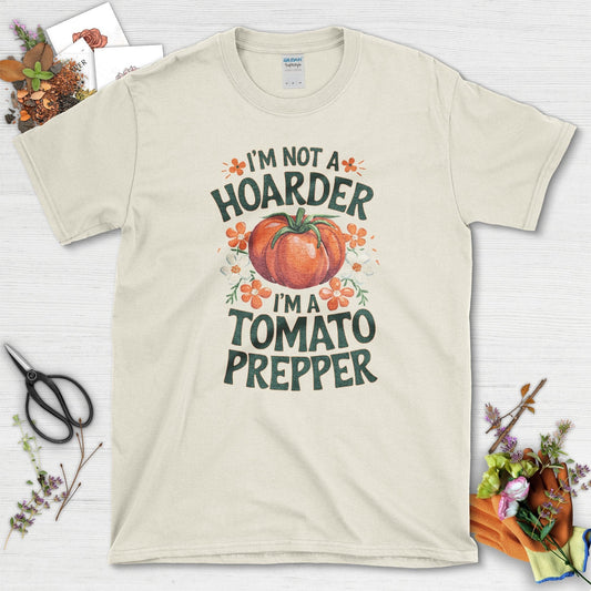 Not A Hoarder Tomato Prepper T-Shirt Natural / S T-Shirt