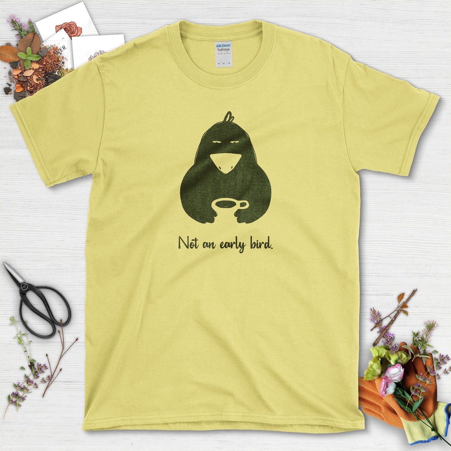 Not An Early Bird T-Shirt Cornsilk / S T-Shirt