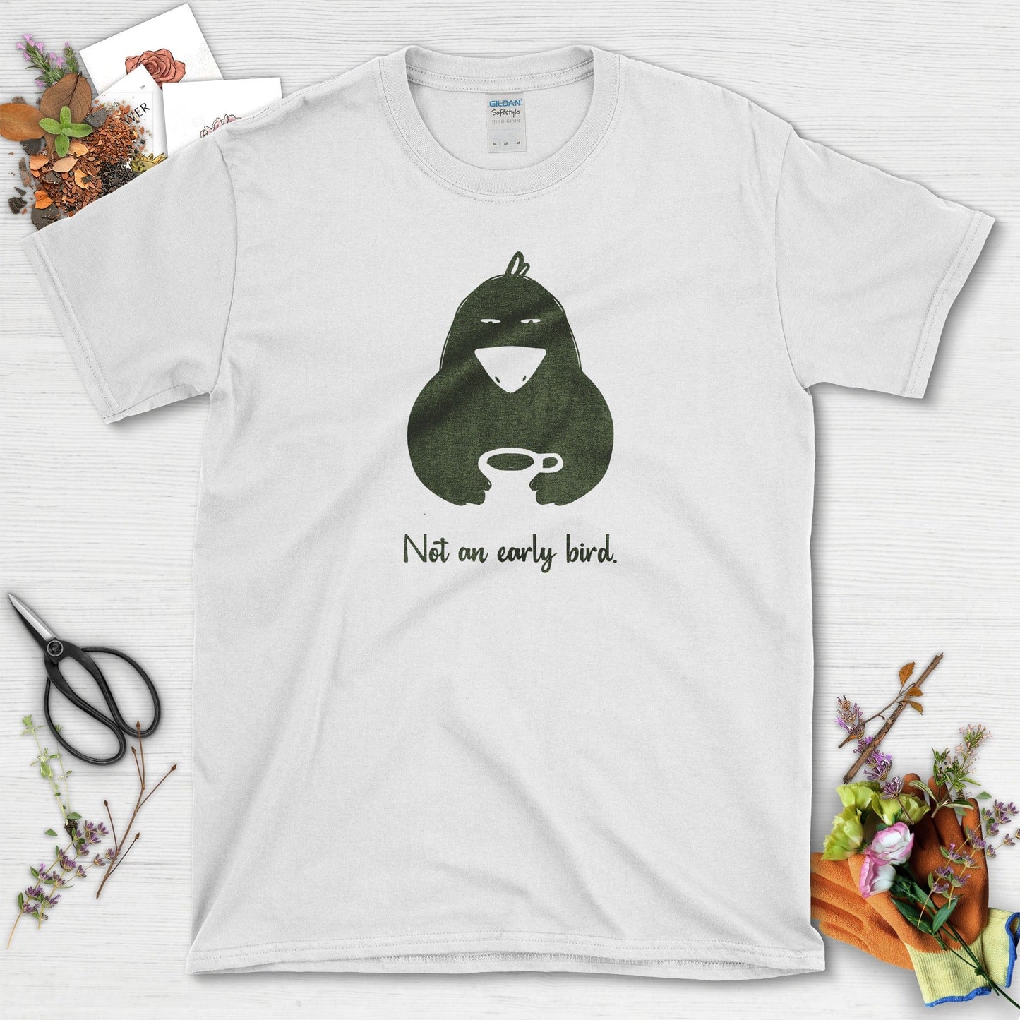 Not An Early Bird T-Shirt White / S T-Shirt