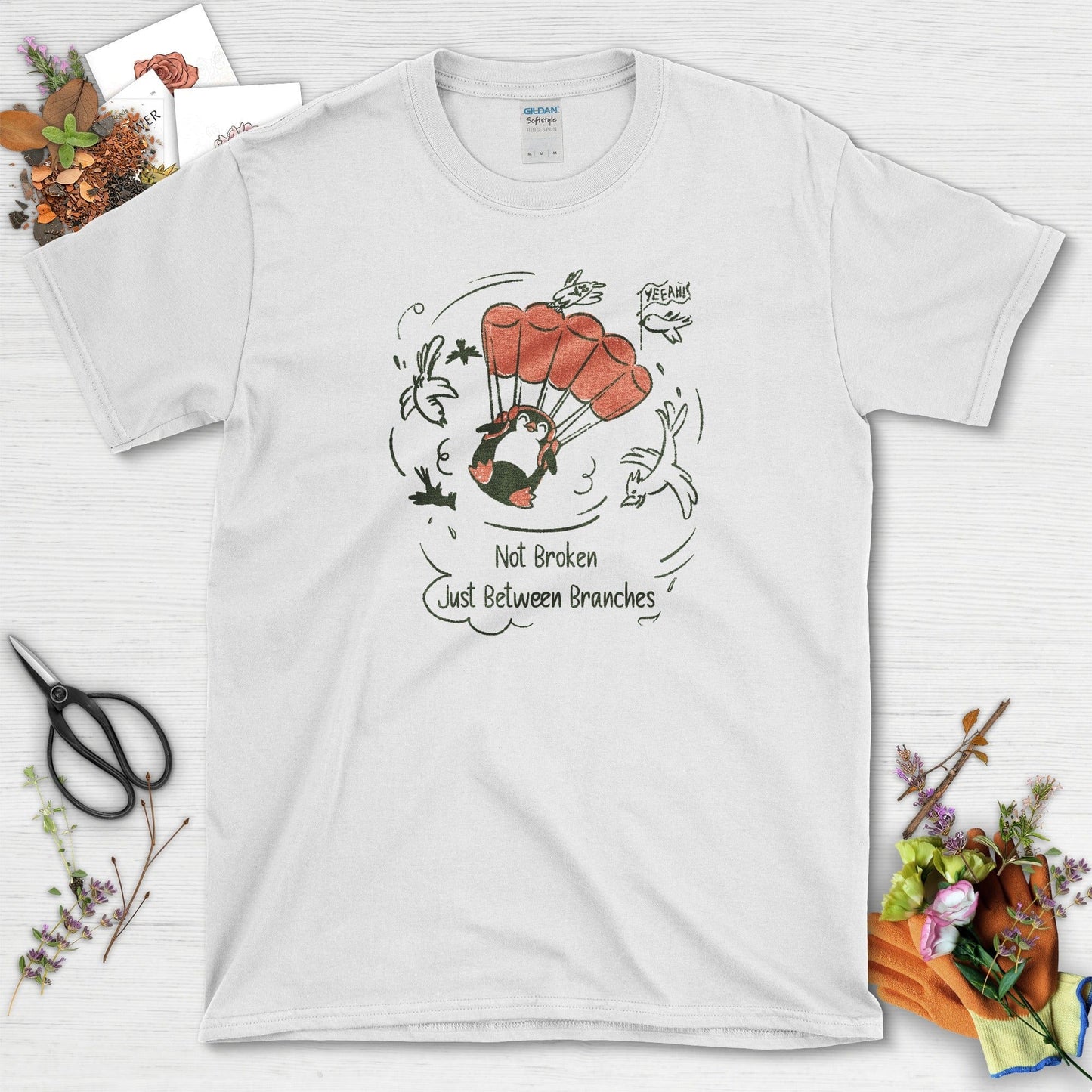 Not Broken Between Branches T-Shirt White / S T-Shirt