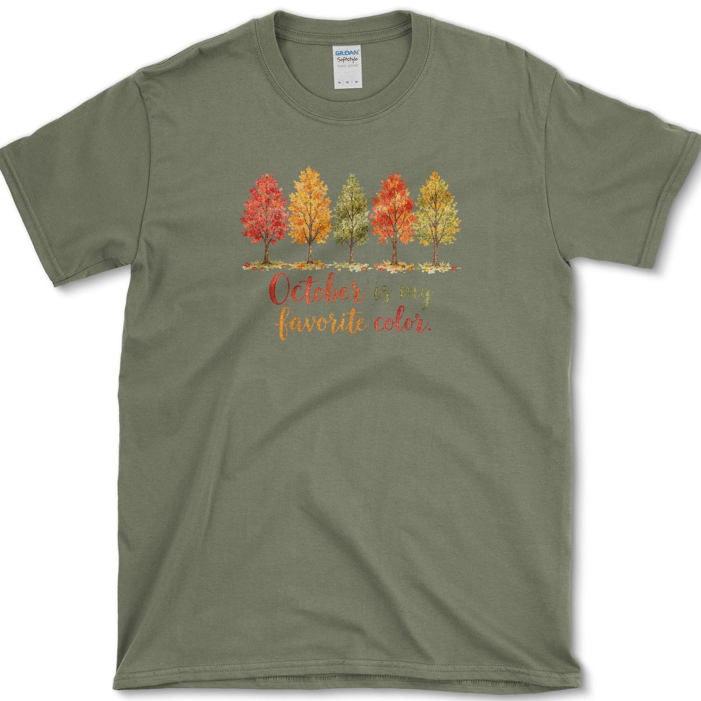 October Favorite Color T-Shirt Military Green / S Essential Tees