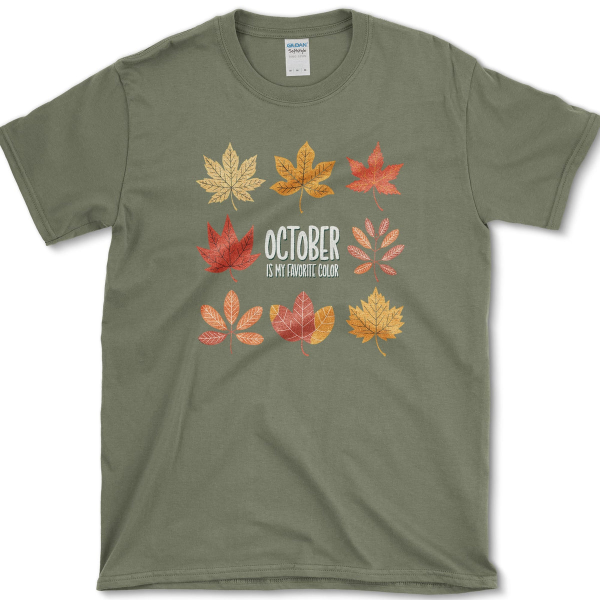 October Favorite Color T-Shirt Military Green / S Essential Tees