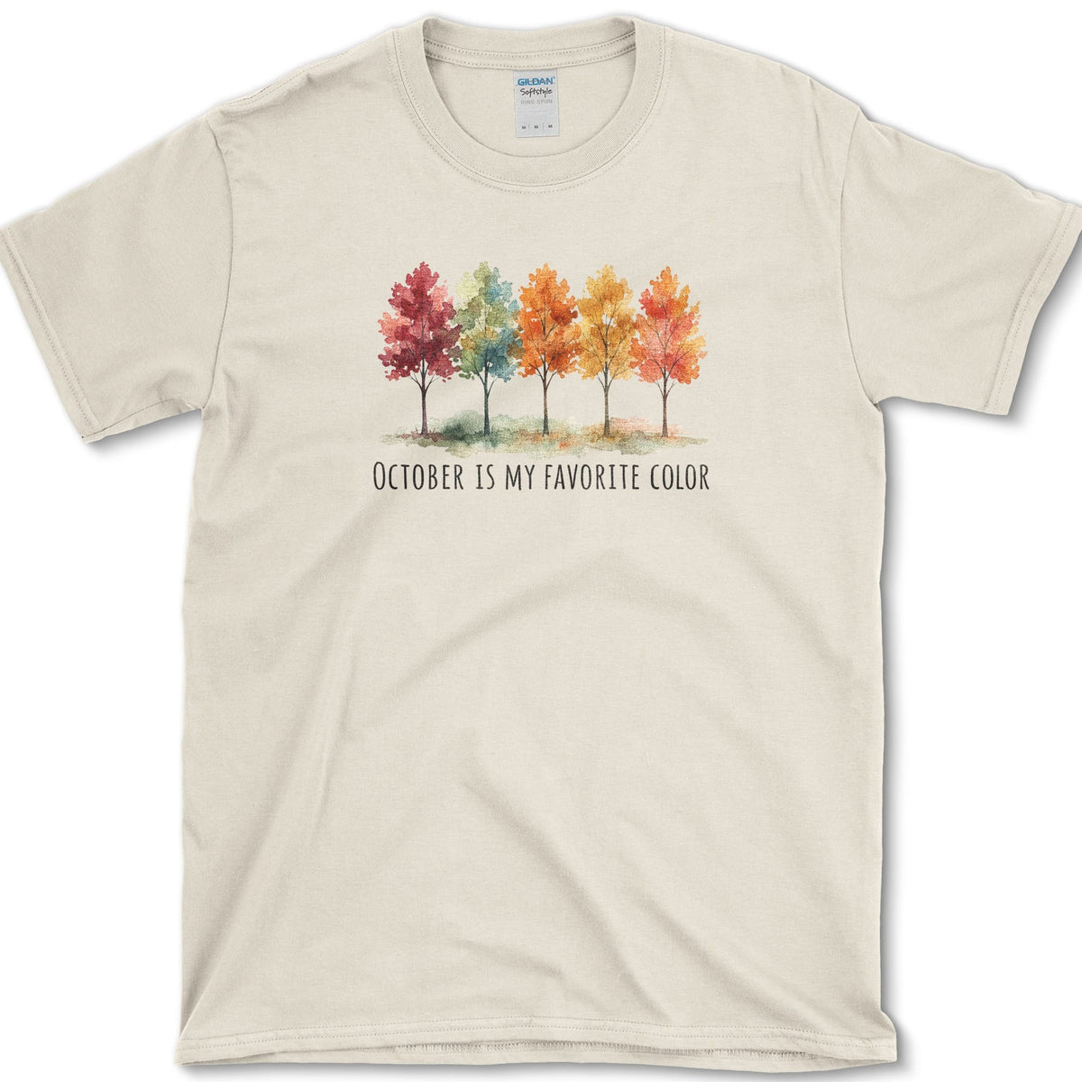 October Favorite Color T-Shirt Natural / S Essential Tees