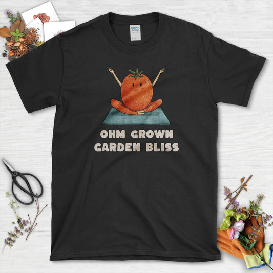 Ohm Grown Garden Bliss T-Shirt Black / S T-Shirt
