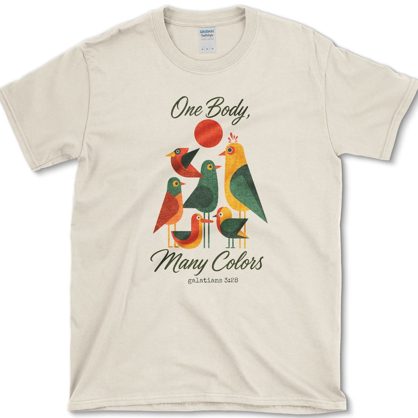 One Body, Many Colors T-Shirt S / Natural Essential Tees