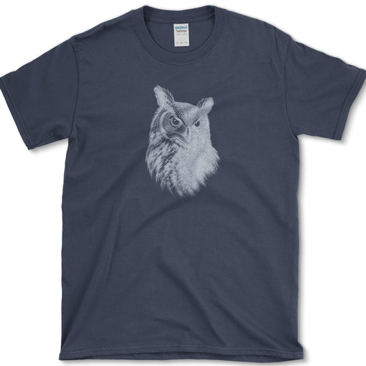 Owl From The Dark T-Shirt Navy / S Essential Tees