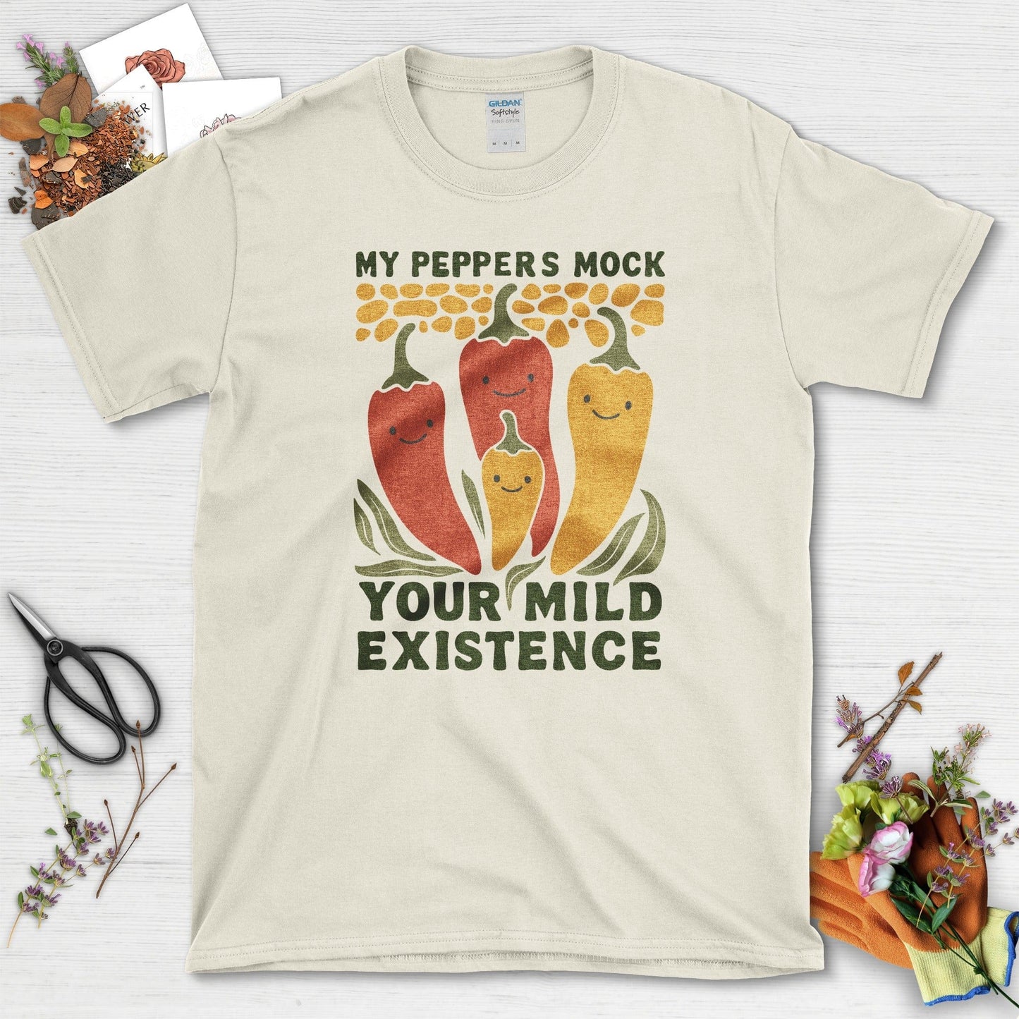 Peppers Mock Existence T-Shirt Natural / M Physical Item