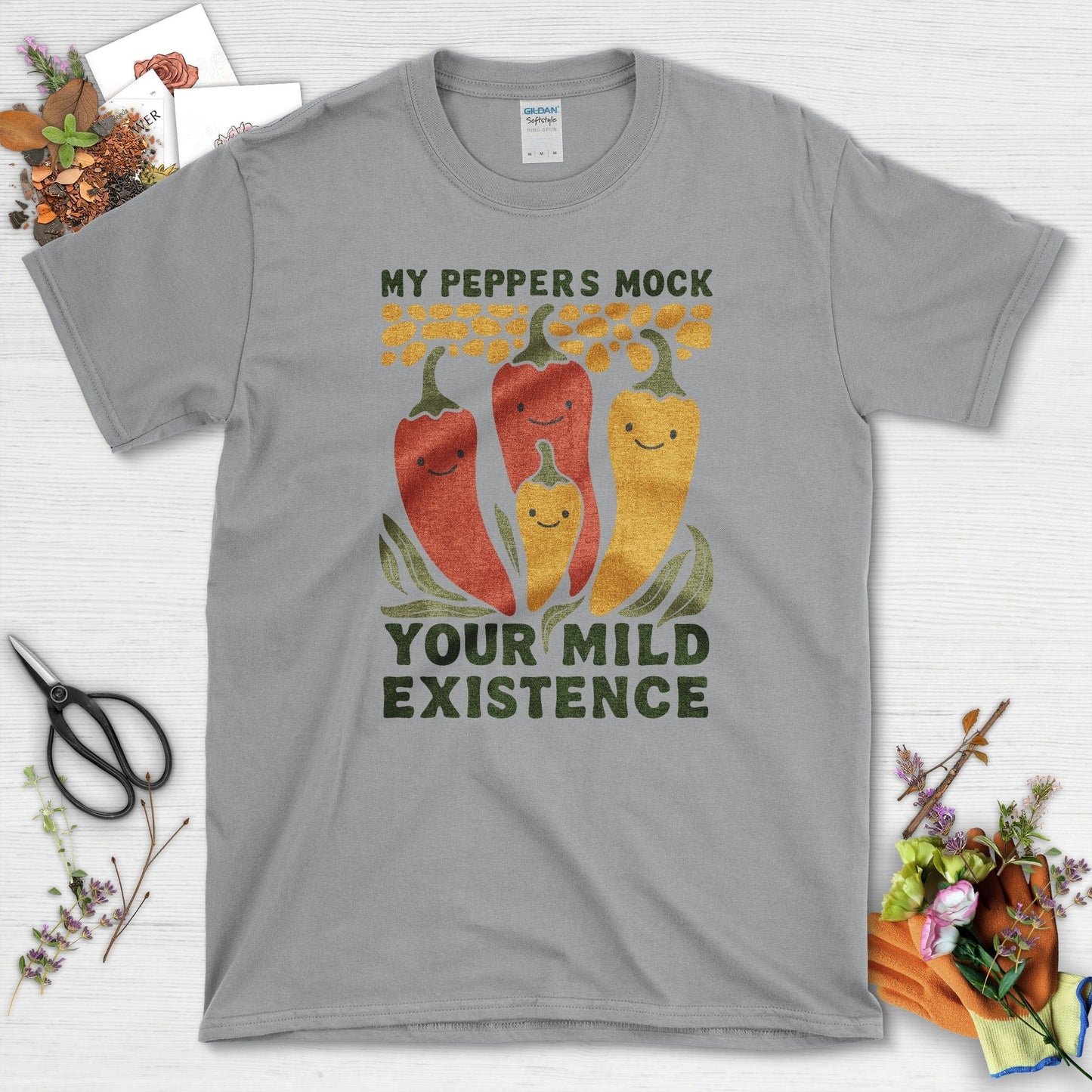 Peppers Mock Existence T-Shirt Sport Grey / M Physical Item