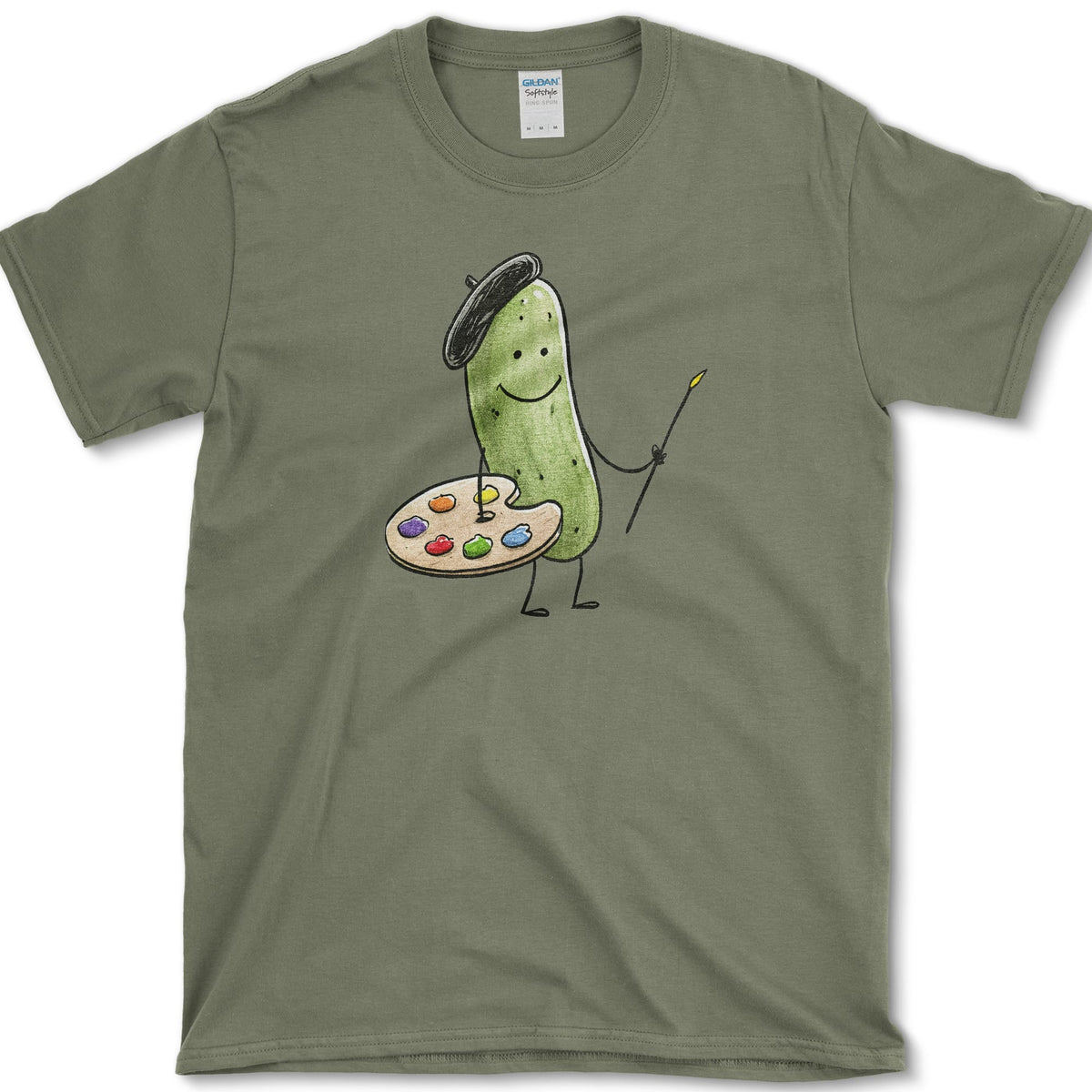 Pickle Artist T-Shirt S / Military Green Essential Tees