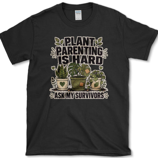 Plant Parenting T-Shirt S / Black Essential Tees