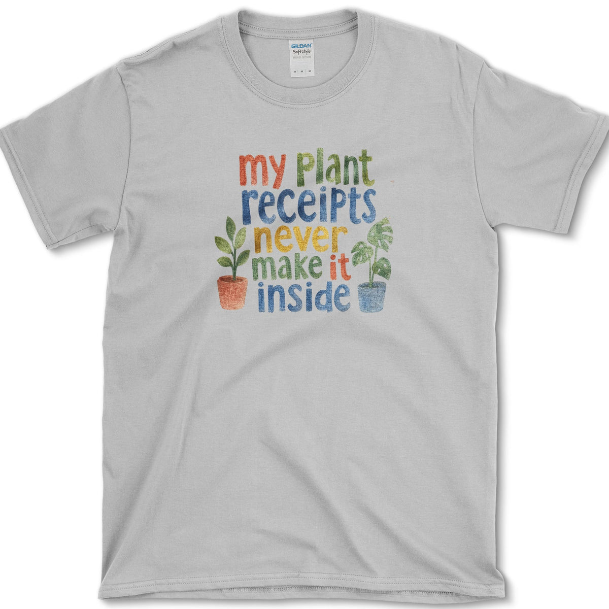 Plant Receipts T-Shirt Sport Grey / S Essential Tees