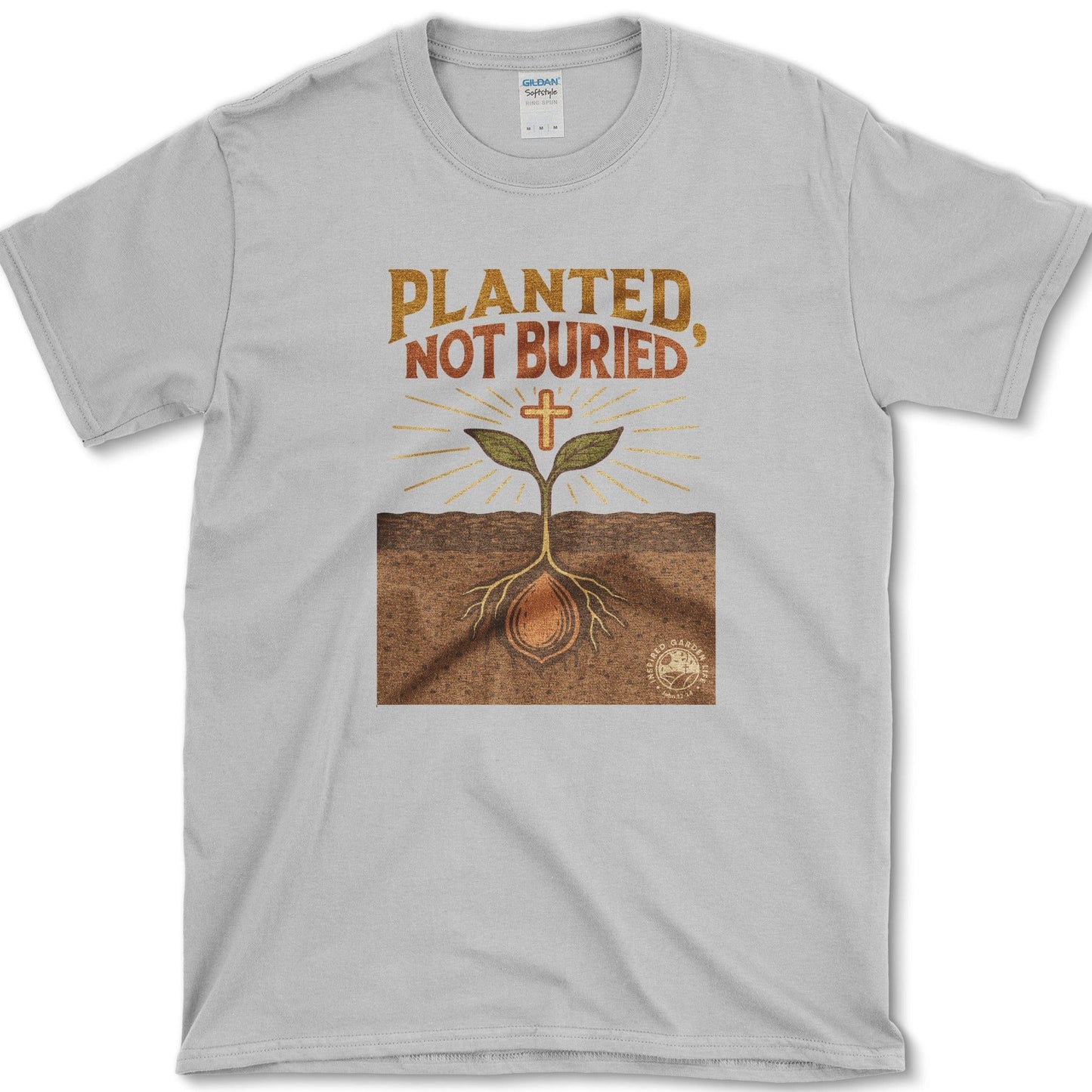 Planted Not Buried T-Shirt Essential Tees / S / Sport Grey Physical Item