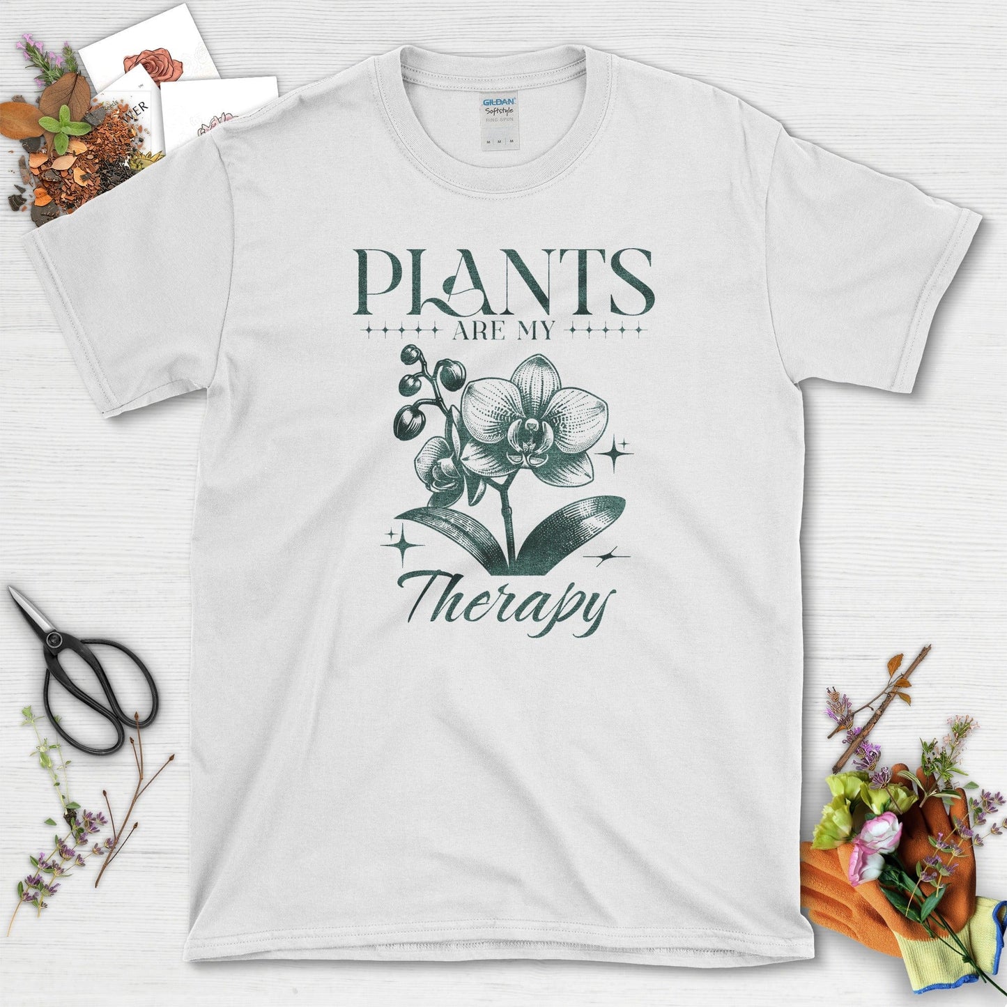 Plants Are My Therapy Graphic Design T-Shirt T-Shirt
