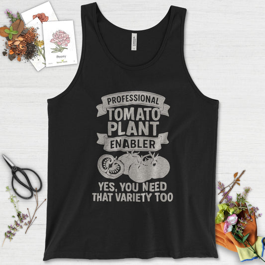 Professional Tomato Plant Enabler Tank Top Black / XS Physical Item