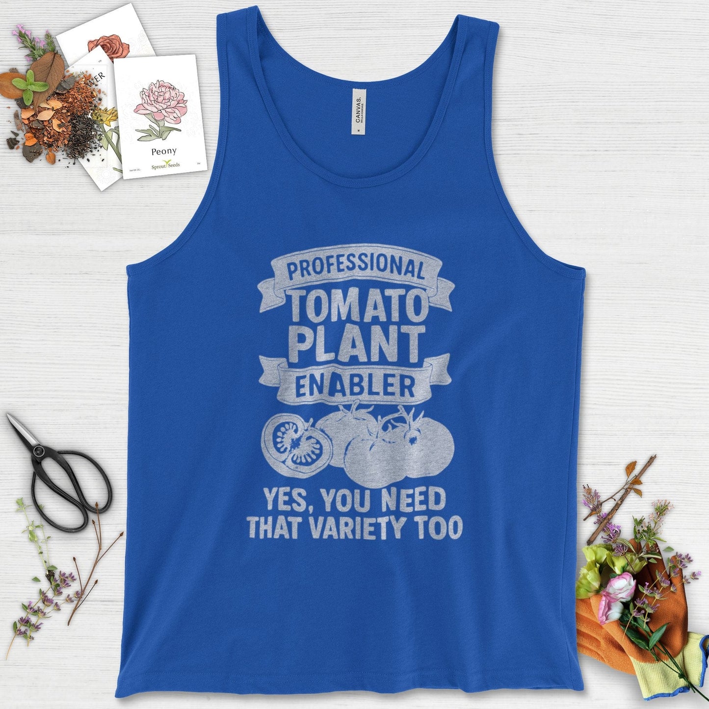 Professional Tomato Plant Enabler Tank Top True Royal / XS Physical Item