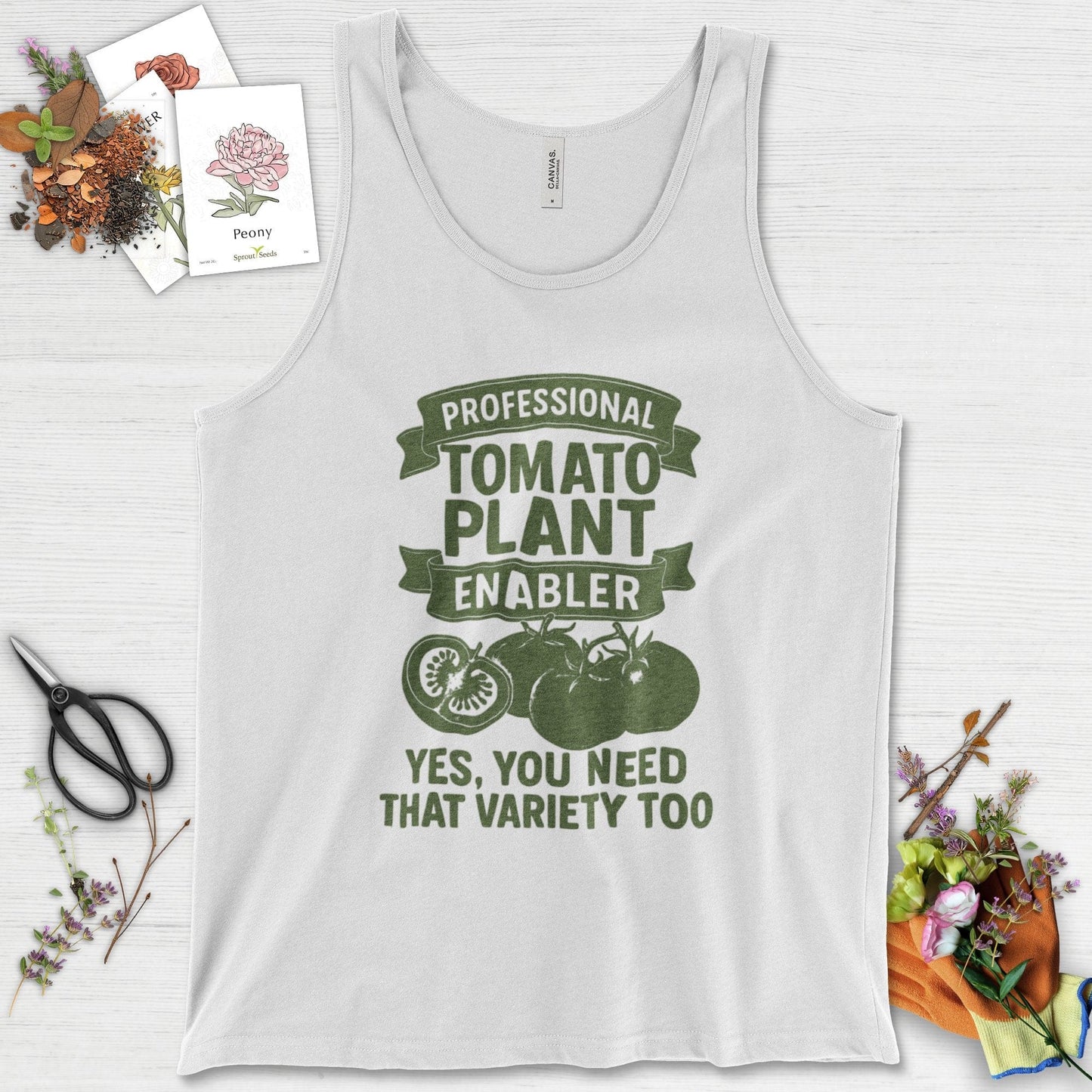 Professional Tomato Plant Enabler Tank Top White / XS Physical Item