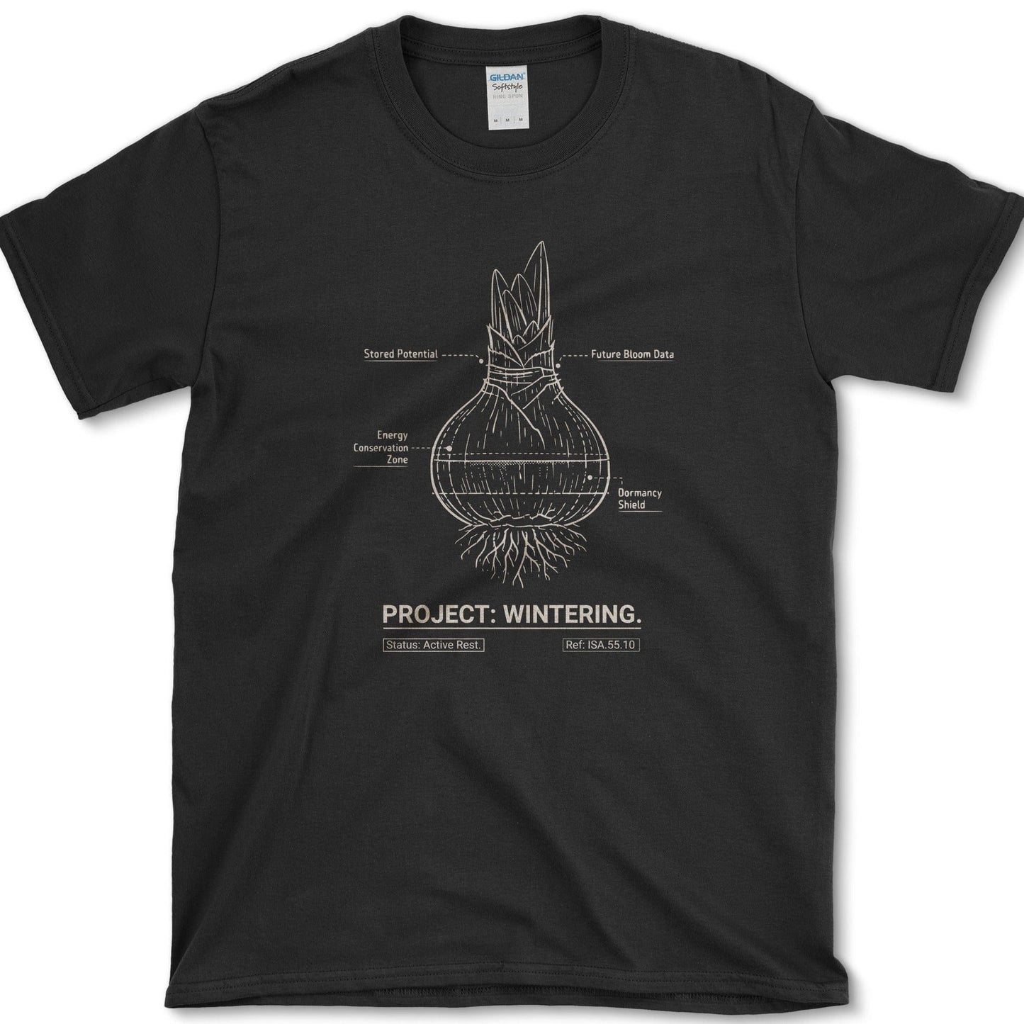 Project Wintering T-Shirt Essential Tees / S / Black Physical Item