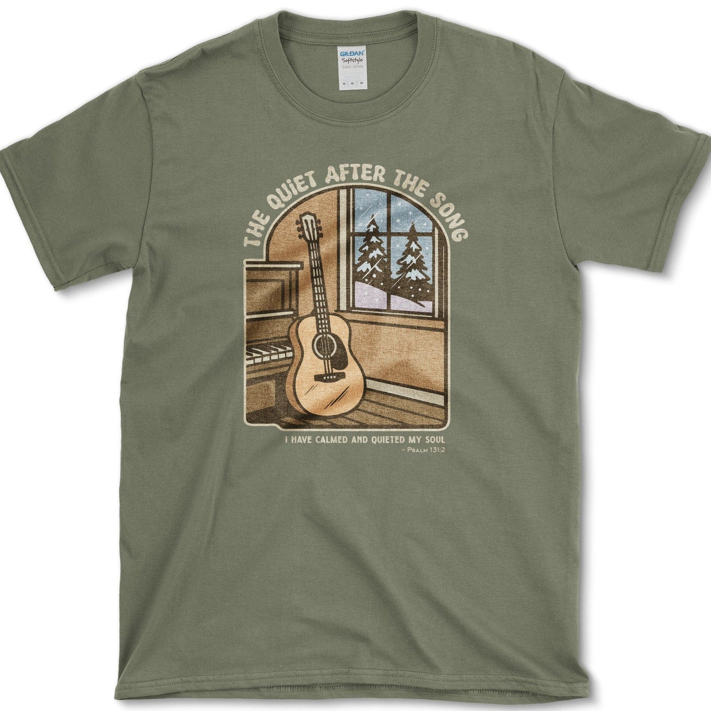 Quiet After the Song T-Shirt Essential Tees / S / Military Green Physical Item