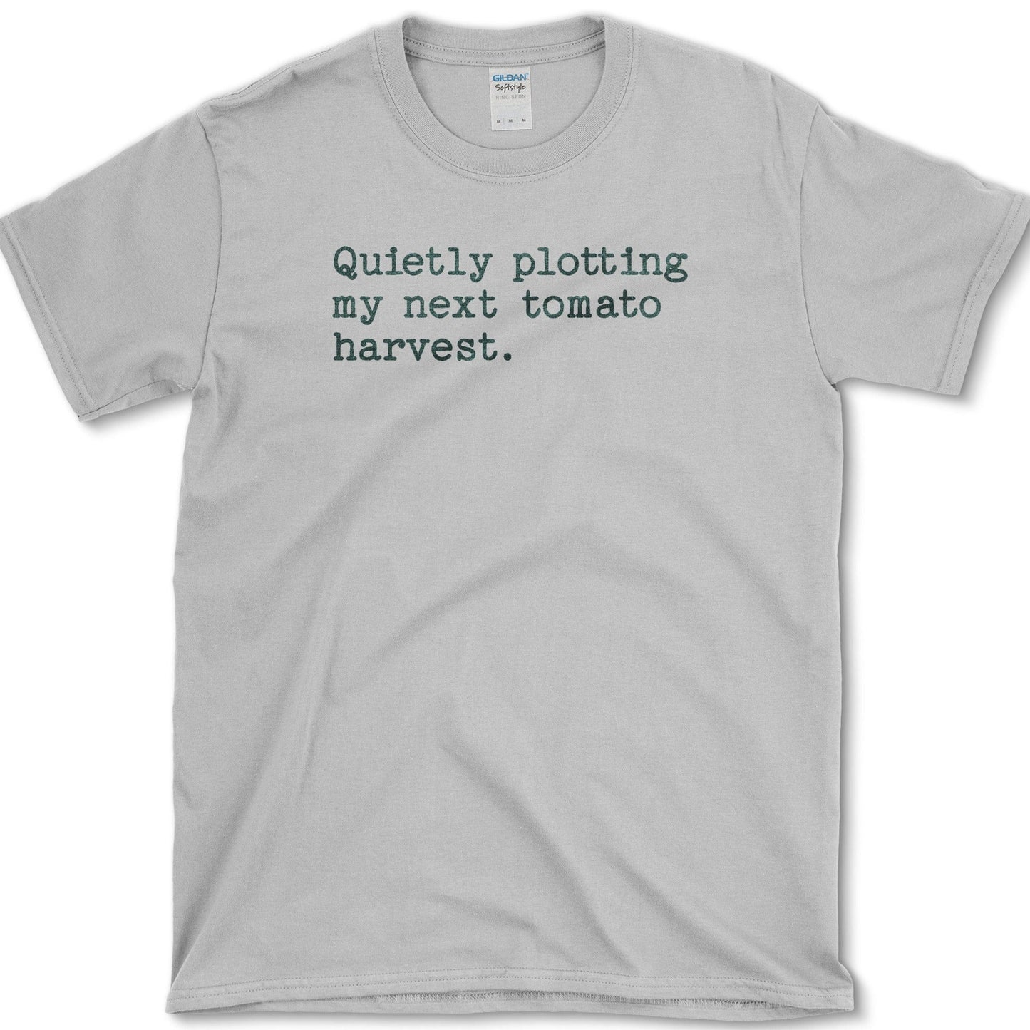 Quietly Plotting Tomato Harvest T-Shirt Sport Grey / S Essential Tees
