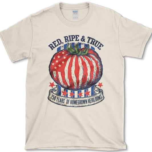 Red Ripe And True T-Shirt S / Natural Essential Tees
