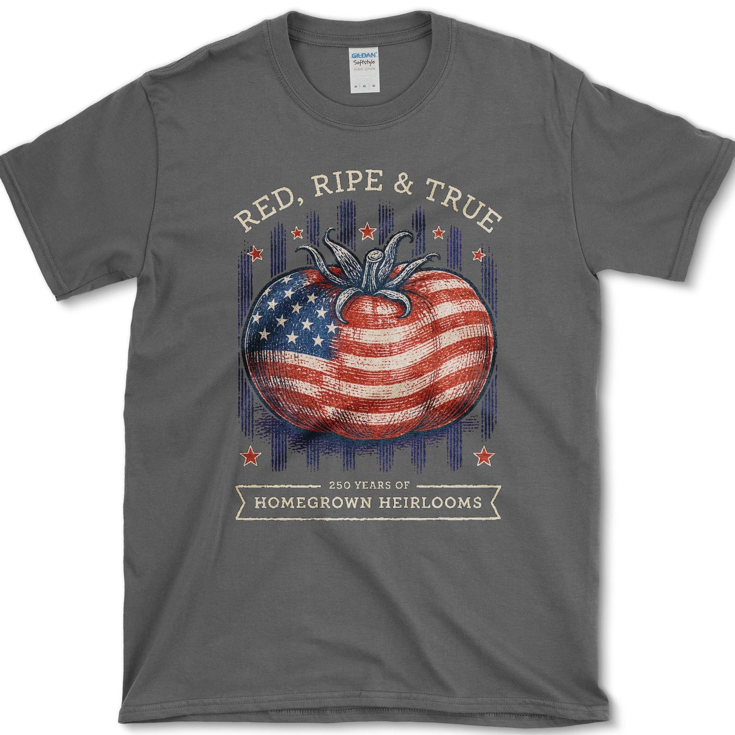 Red, Ripe & True T-Shirt S / Dark Heather Essential Tees