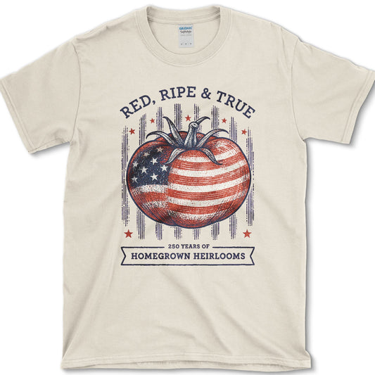 Red, Ripe & True T-Shirt S / Natural Essential Tees