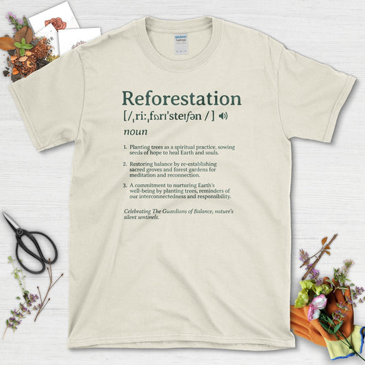 Reforestation Spiritual Practice Definition T-Shirt Natural / S T-Shirt