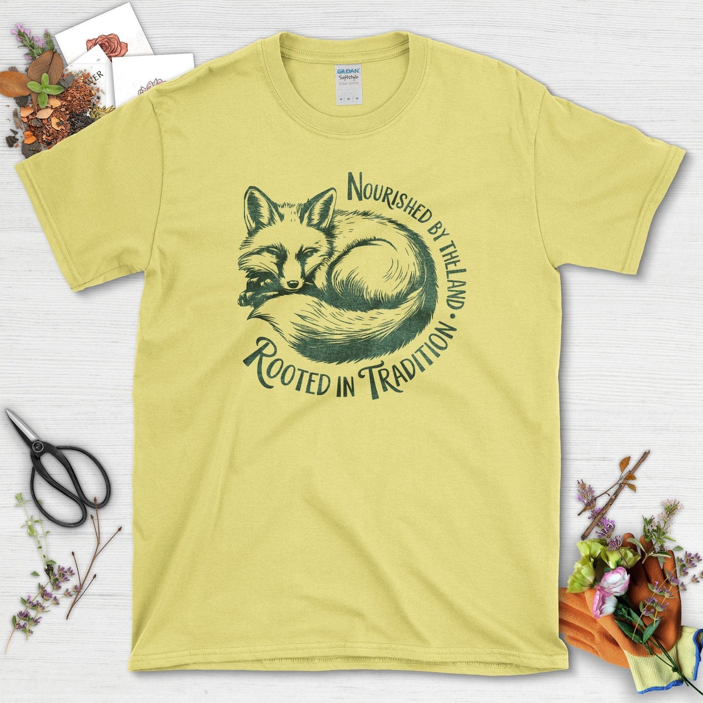 Rooted in Tradition T-Shirt T-Shirts / S / Cornsilk Physical Item