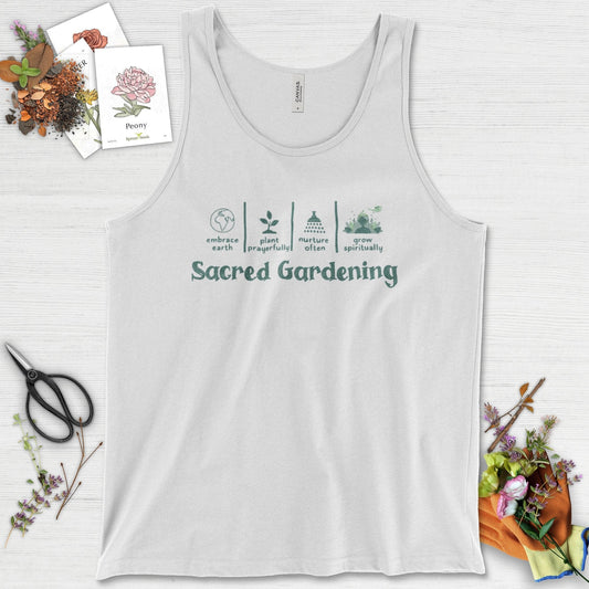 Sacred Gardening Plant Water Grow Tank Top White / XS Physical Item