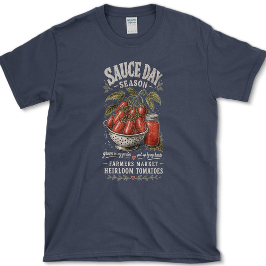 Sauce Day T-Shirt S / Navy Essential Tees