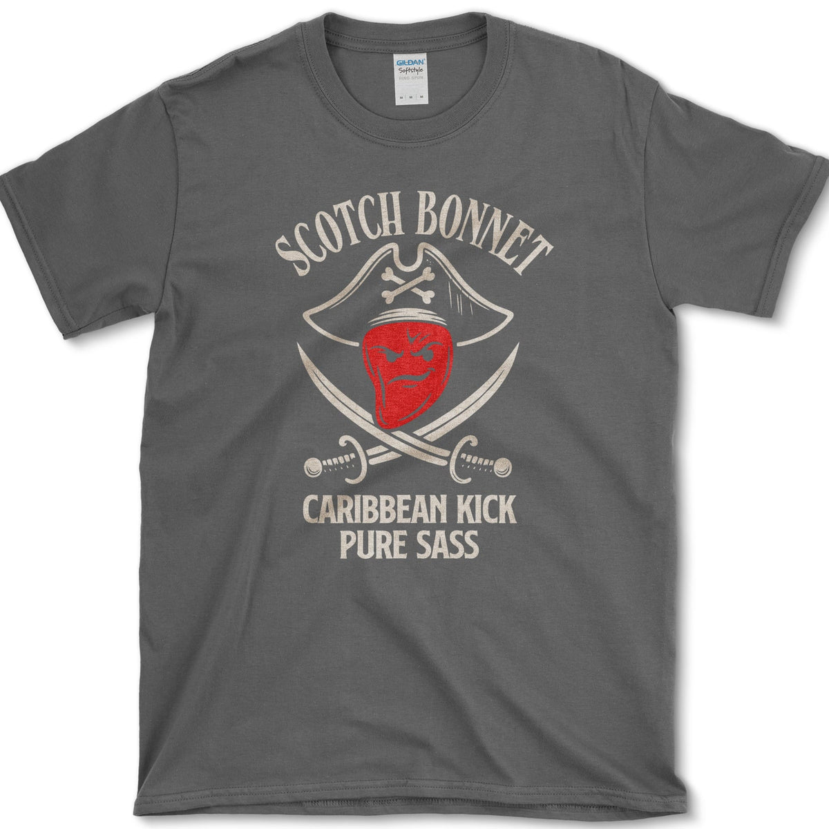 Scotch Bonnet Pure Sass T-Shirt Dark Heather / S Essential Tees