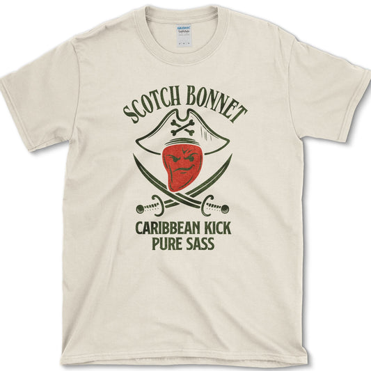 Scotch Bonnet Pure Sass T-Shirt Natural / S Essential Tees