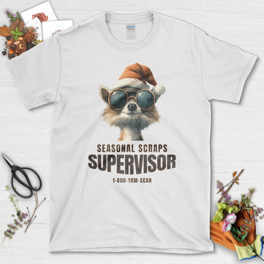 Seasonal Scraps Supervisor T-Shirt White / S T-Shirt