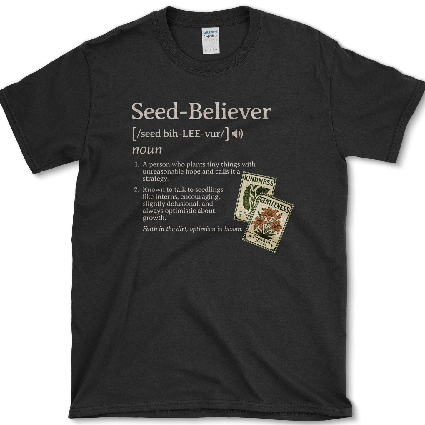 Seed-Believer T-Shirt Black / S Physical Item