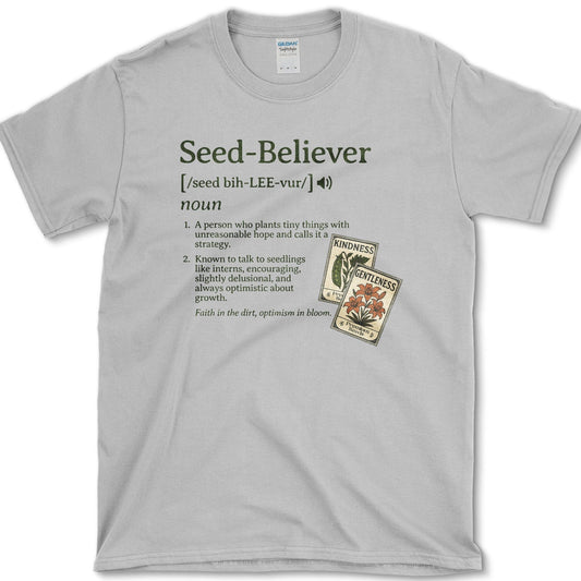 Seed-Believer T-Shirt Sport Grey / S Physical Item