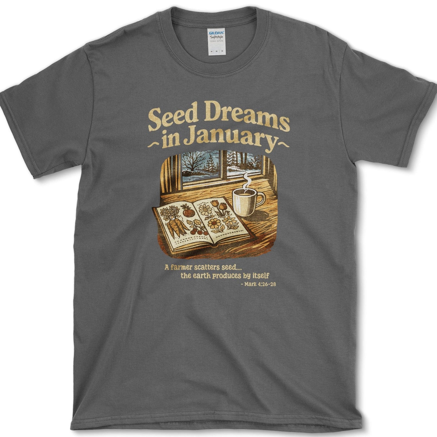 Seed Dreams T-Shirt Essential Tees / S / Dark Heather Physical Item