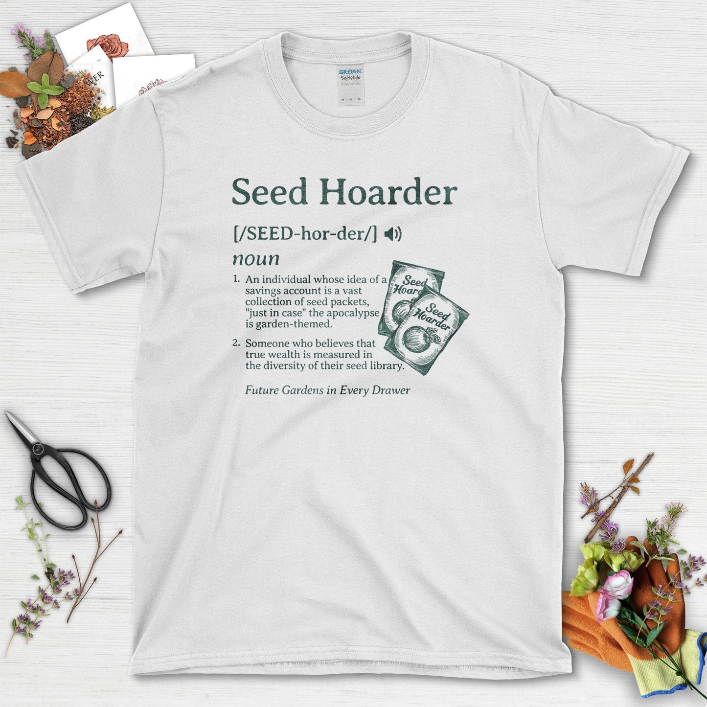 Seed Hoarder Definition T-Shirt T-Shirt